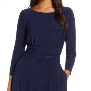Julia Jordan Navy Midi Dress Size 10
